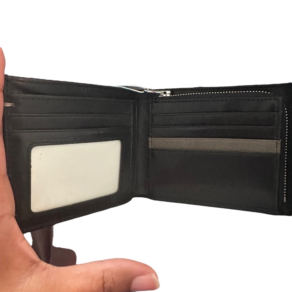 New Cockatoo Napa black leather wallet